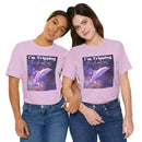 "I'm tripping the F*ck out" Surreal Dolphin Tee Unisex T-Shirt – Bold Queer Streetwear Graphic Tee