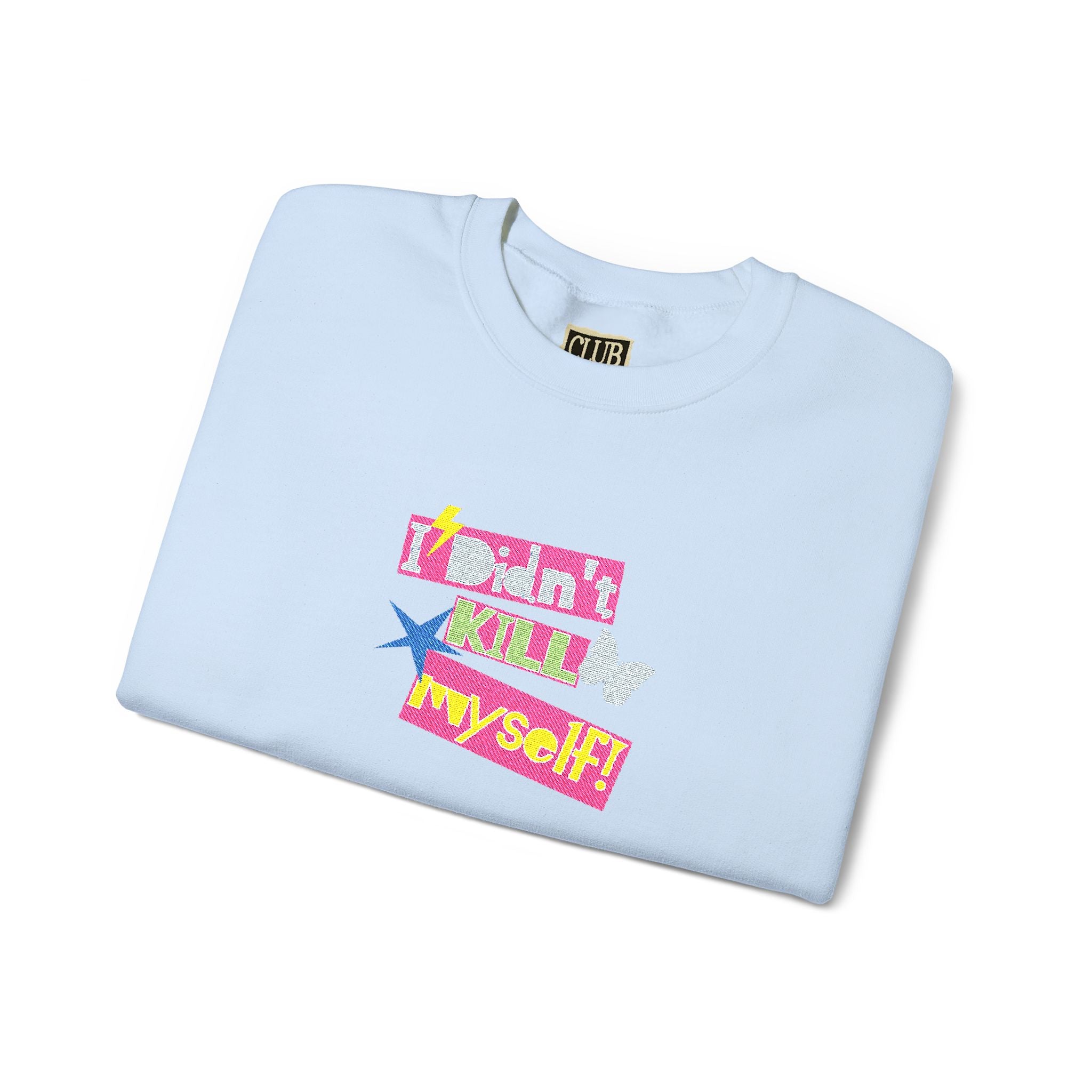 Vibrant Unisex Crewneck Sweatshirt, Cozy Fashion, Casual Wear, Gift for Friends, Colorful Sweatshirt, Everyday Comfort Crewneck Sweatshirt – Queer Streetwear Cozy Essential