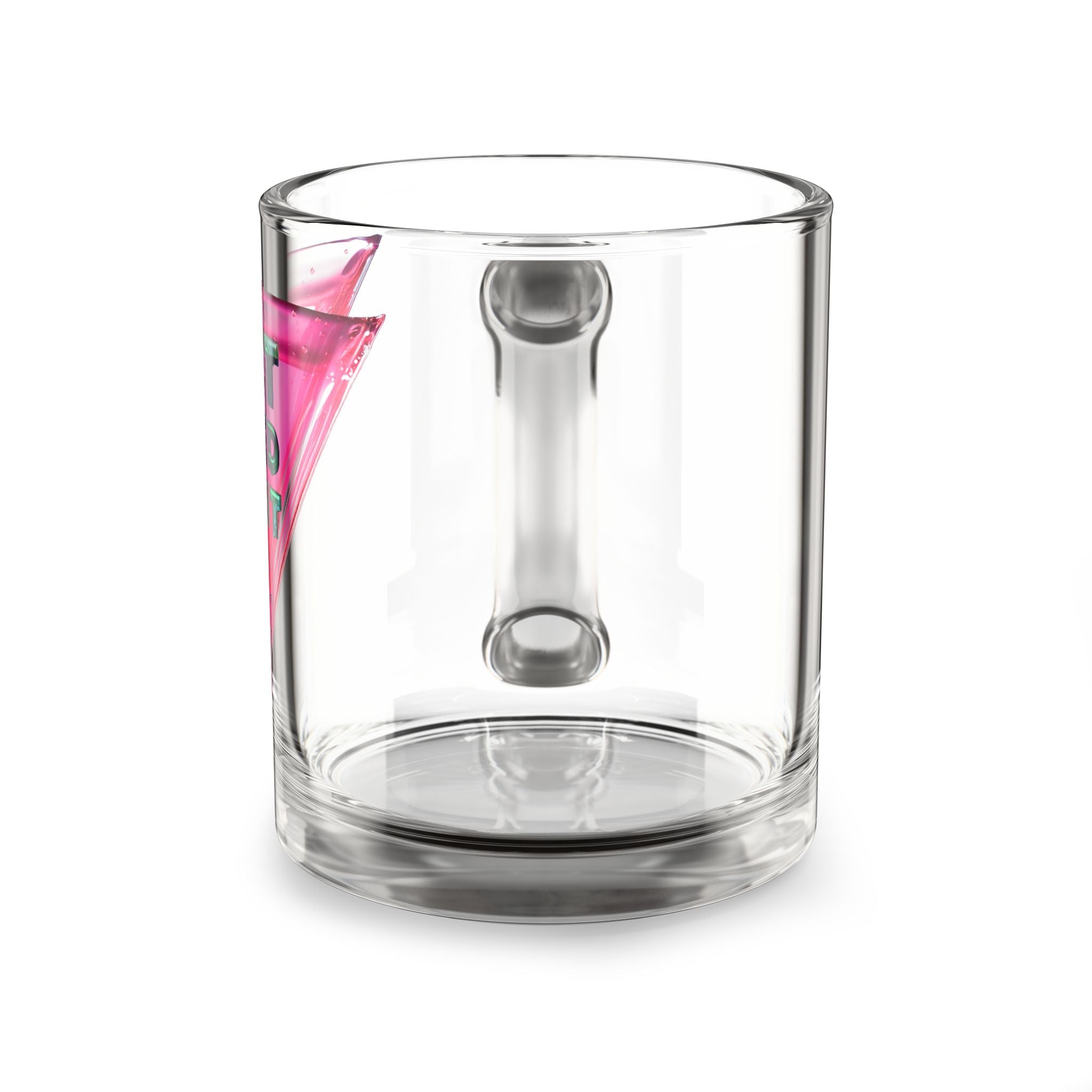 Pink Glass Mug Glassware – Bold Queer Streetwear Drinkware