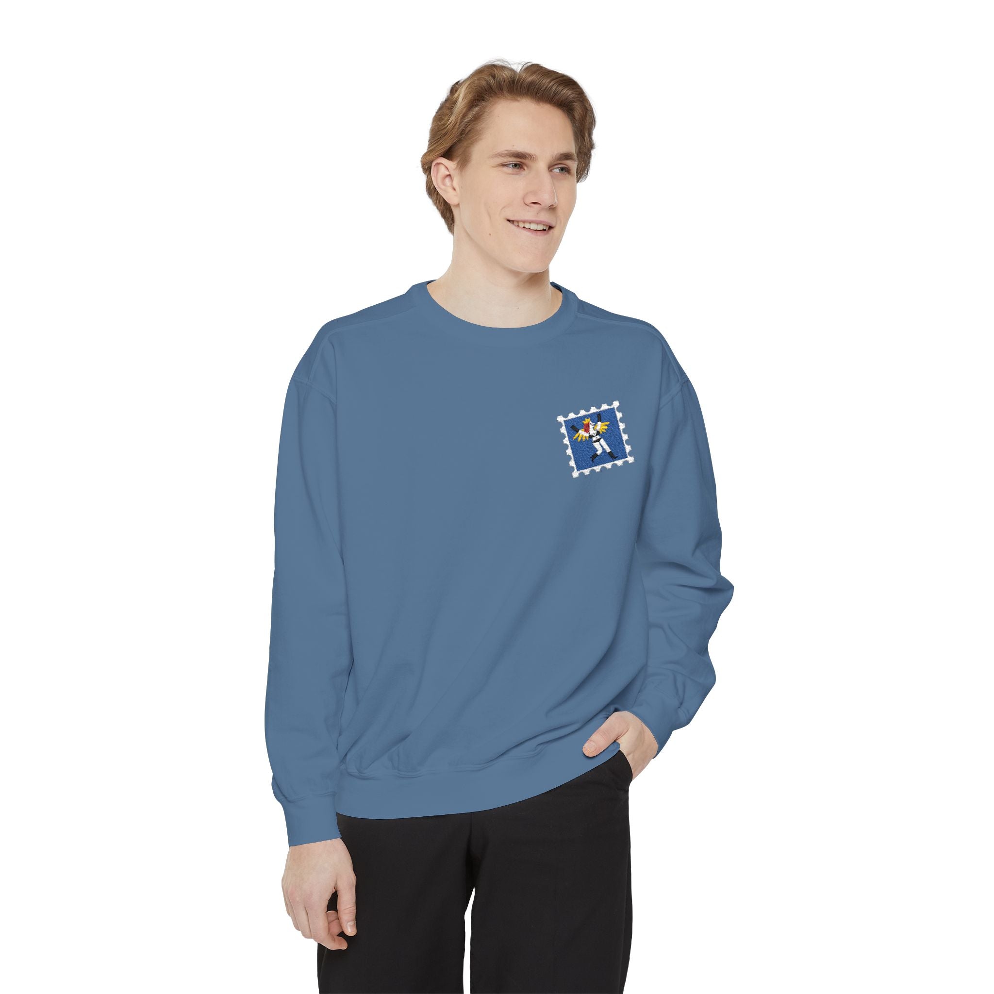 Cozy Unisex Garment Crewneck Sweatshirt – Queer Streetwear Cozy Essential