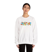 Copy of Sparkling Green Text Crewneck Sweatshirt | Casual Streetwear, Cozy Gift, Unisex Apparel, Everyday Fashion, Holiday Layering Crewneck Sweatshirt – Queer Streetwear Cozy Essential