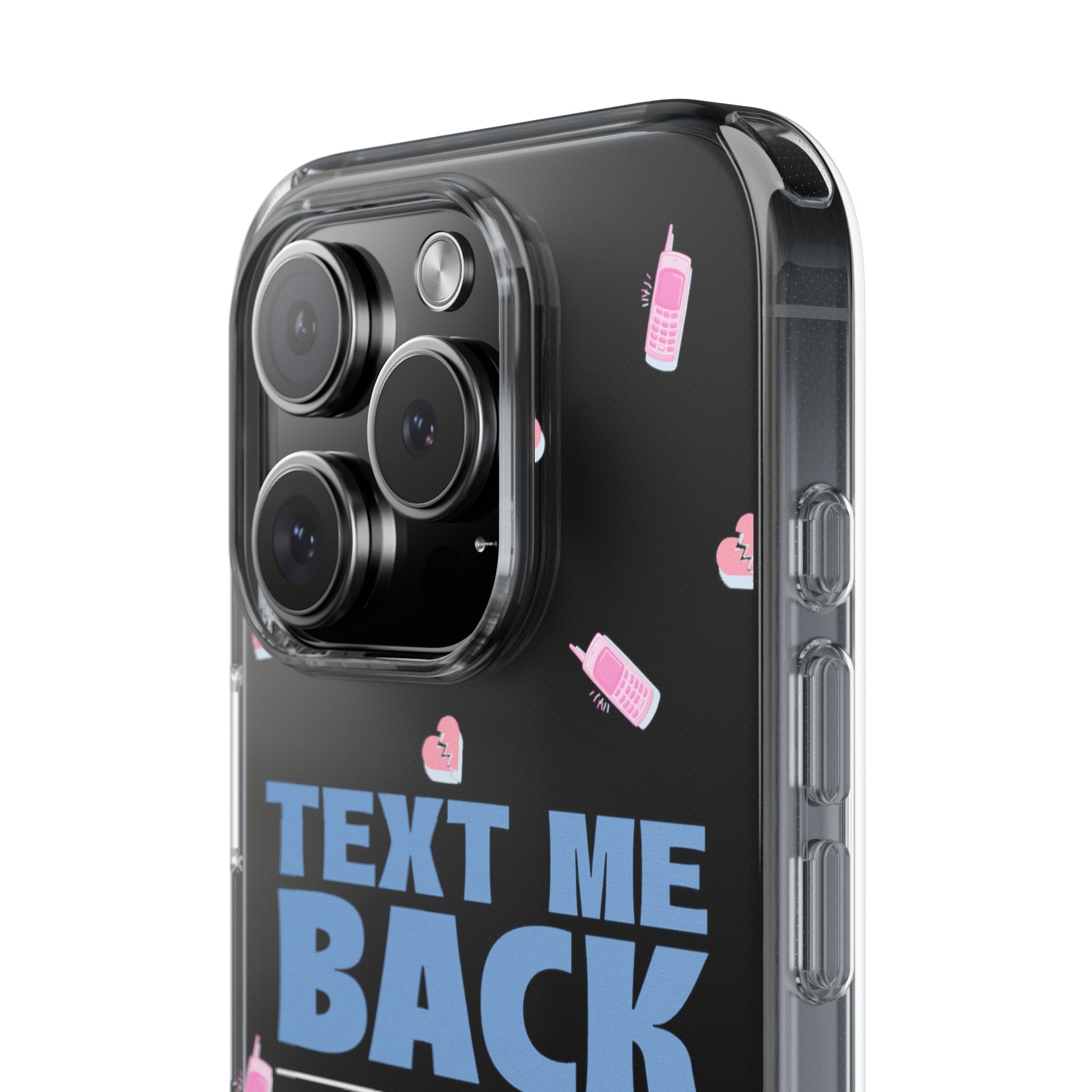 Dark Humor "Text Me Back" Phone Case – A Perfect Blend of Flirtation and Frustration Phone Case – Bold Queer Streetwear Tech Accessory