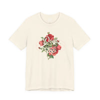 Floral Graphic V Unisex T-Shirt – Bold Queer Streetwear Graphic Tee