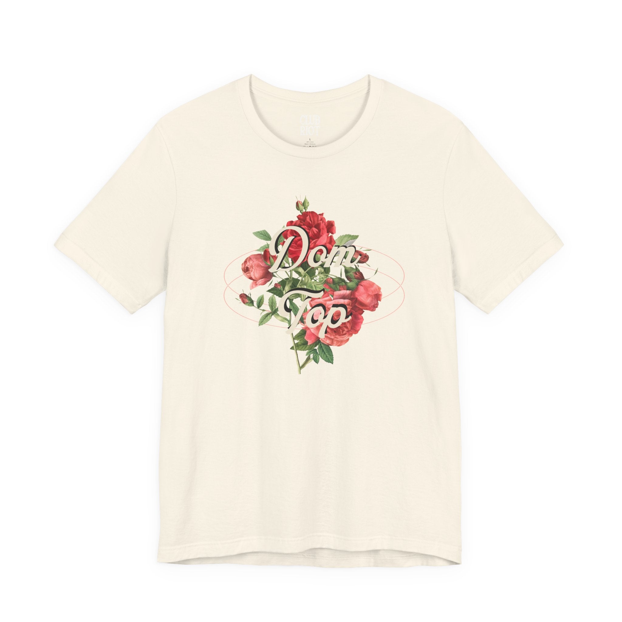 Floral Graphic V Unisex T-Shirt – Bold Queer Streetwear Graphic Tee
