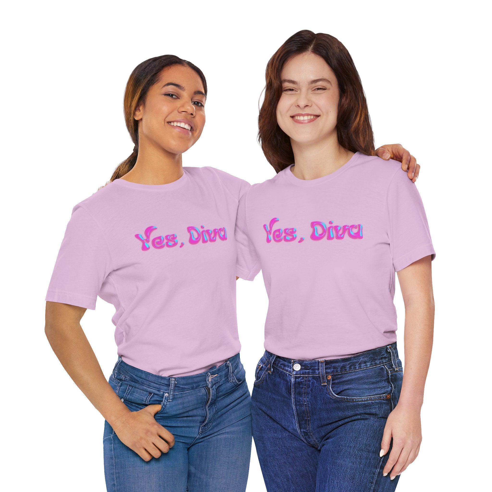 "Yes, Diva" Garment Unisex T-Shirt – Bold Queer Streetwear Graphic Tee