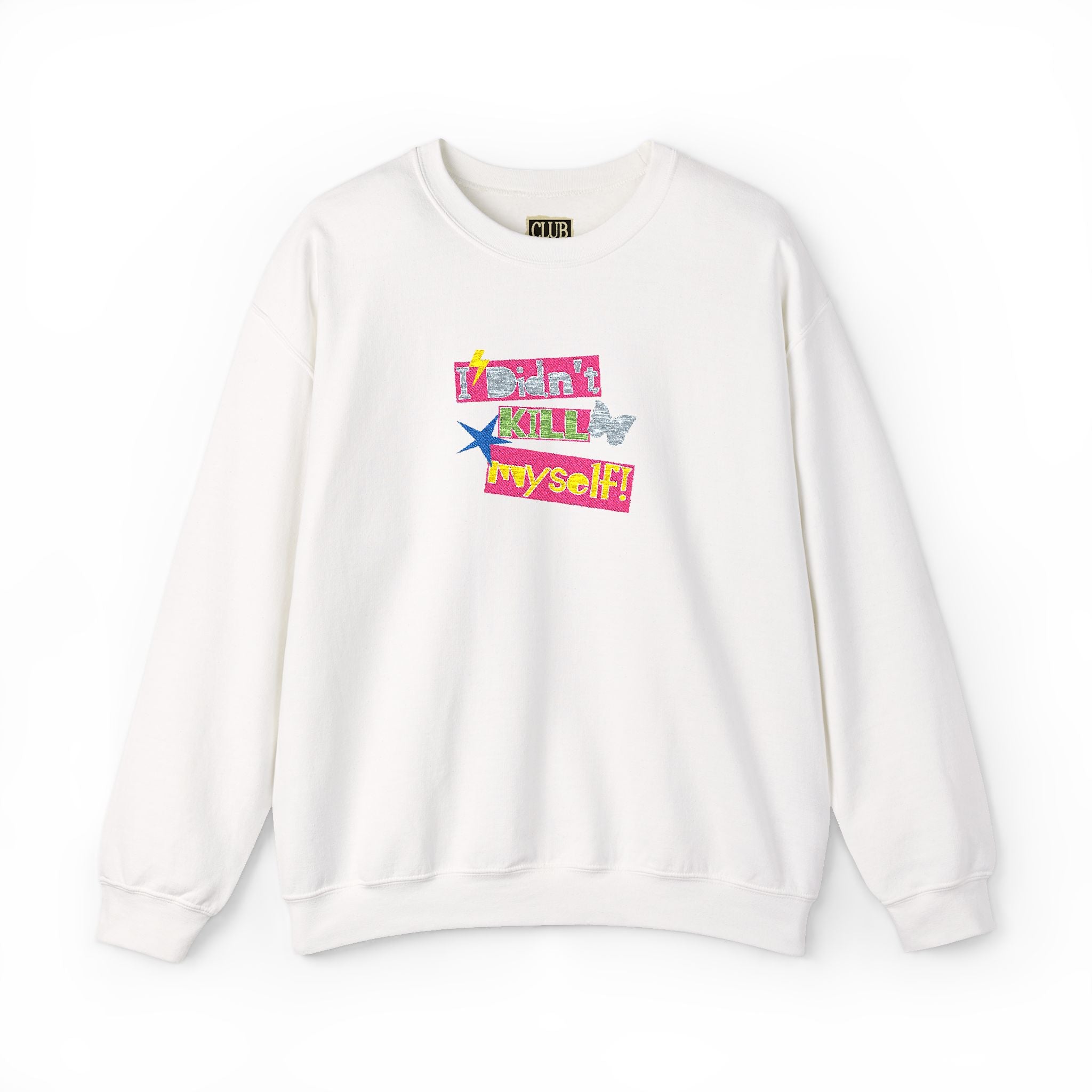Vibrant Unisex Crewneck Sweatshirt, Cozy Fashion, Casual Wear, Gift for Friends, Colorful Sweatshirt, Everyday Comfort Crewneck Sweatshirt – Queer Streetwear Cozy Essential
