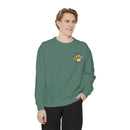 Banana Milk Embroidered Crewneck — Soft, Sweet, and Slightly Unhinged – Club Riot Queer Streetwear