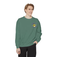 Banana Milk Embroidered Crewneck — Soft, Sweet, and Slightly Unhinged – Club Riot Queer Streetwear