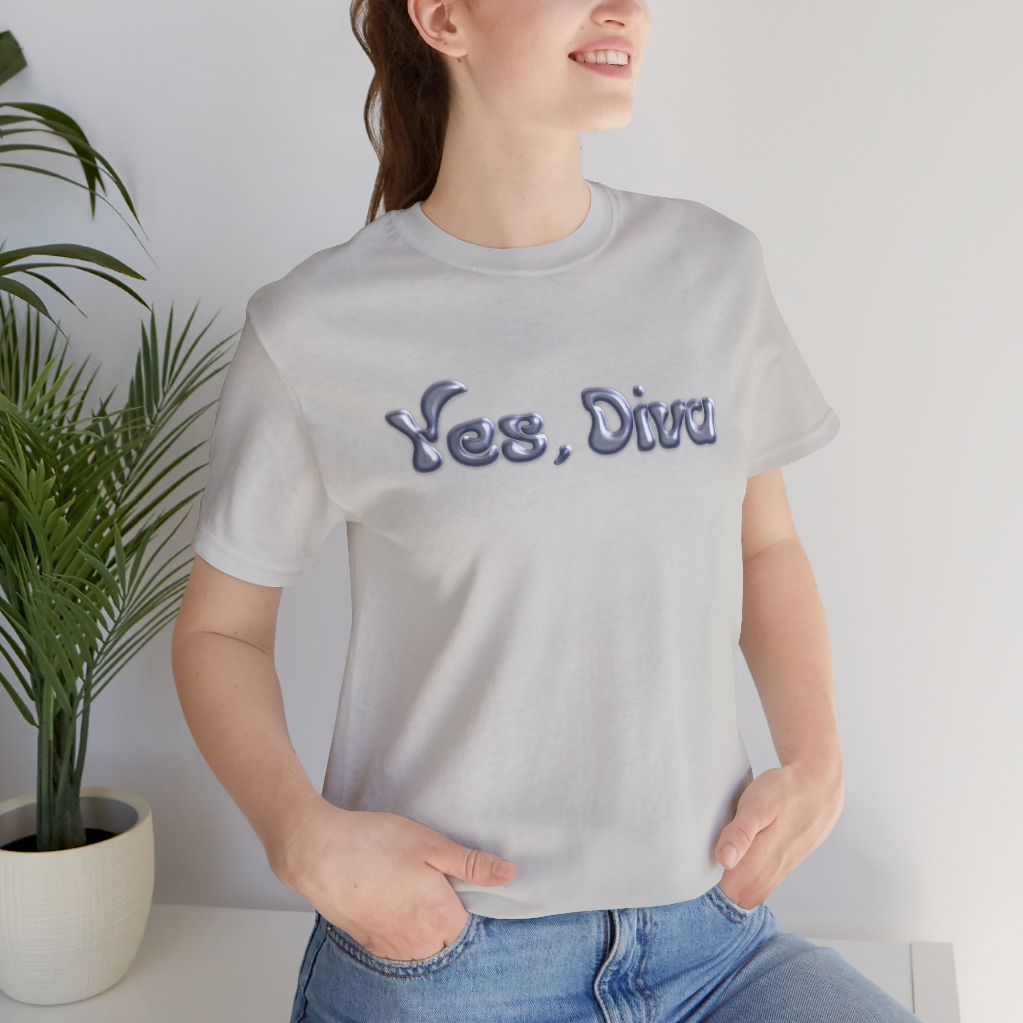 "Yes, Diva" Garment Unisex T-Shirt – Bold Queer Streetwear Graphic Tee