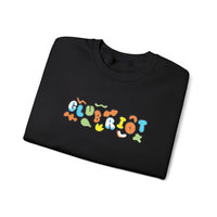 Copy of Sparkling Green Text Crewneck Sweatshirt | Casual Streetwear, Cozy Gift, Unisex Apparel, Everyday Fashion, Holiday Layering Crewneck Sweatshirt – Queer Streetwear Cozy Essential