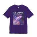 "I'm tripping the F*ck out" Surreal Dolphin Tee Unisex T-Shirt – Bold Queer Streetwear Graphic Tee