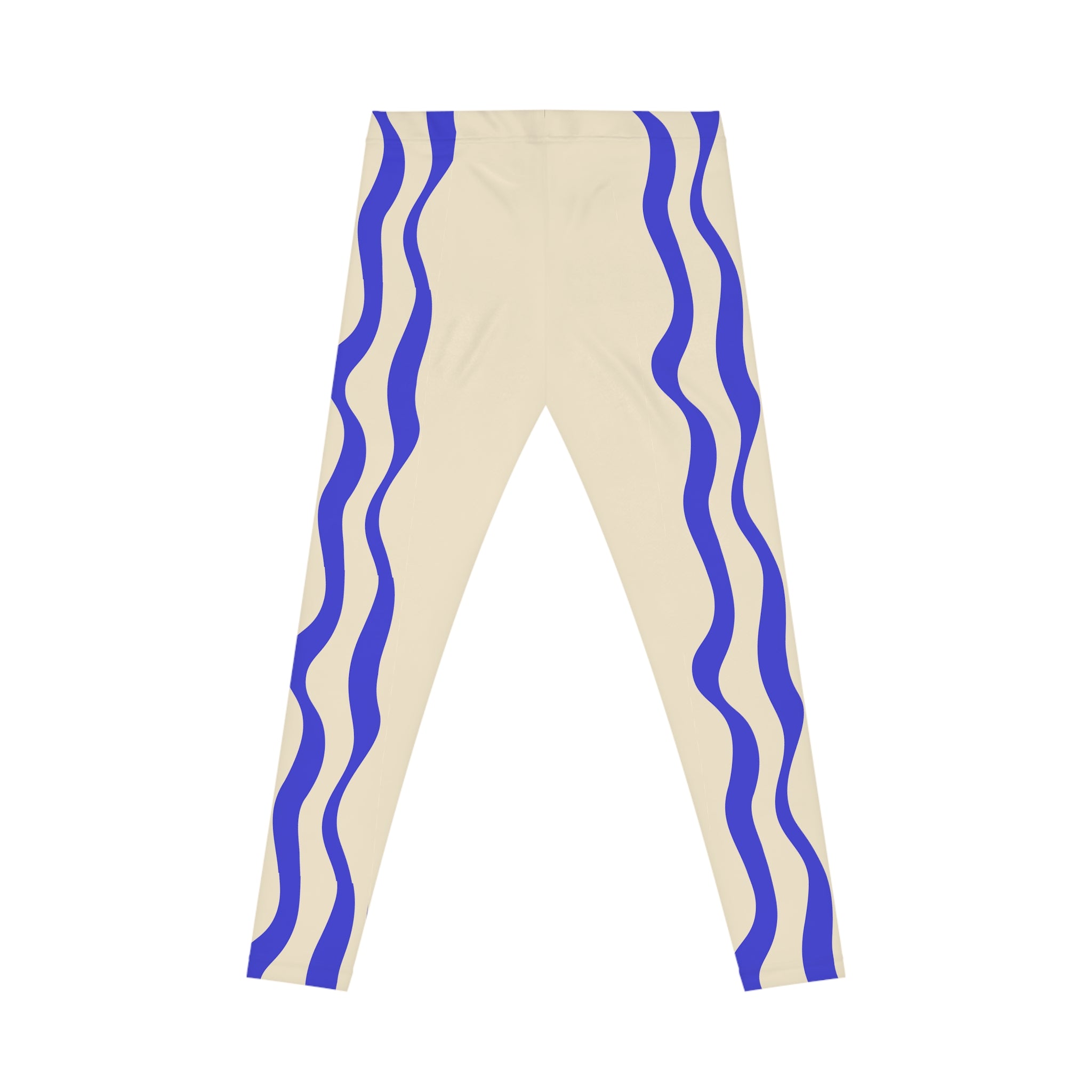 Chic Wave Print Leggings | Women's Casual Activewear, Stylish Yoga Pants, Trendy Workout Gear, Gift for Her, Everyday Comfort – Club Riot Queer Streetwear