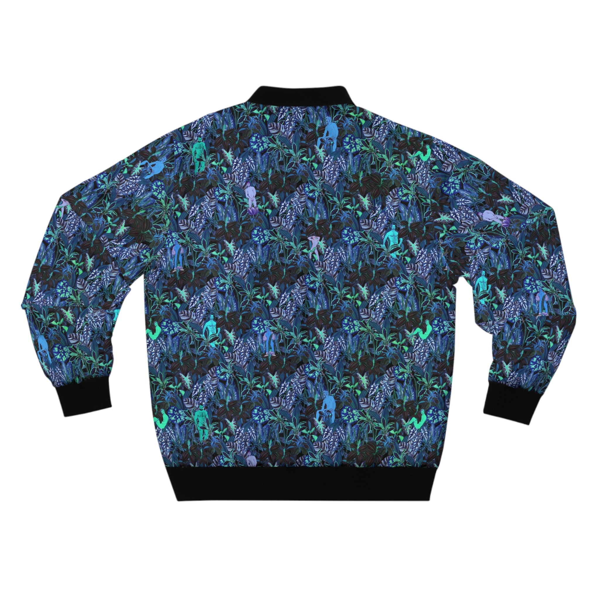 Tropical Print Men's Bomber Jacket - Stylish and Versatile Outerwear – Club Riot Queer Streetwear