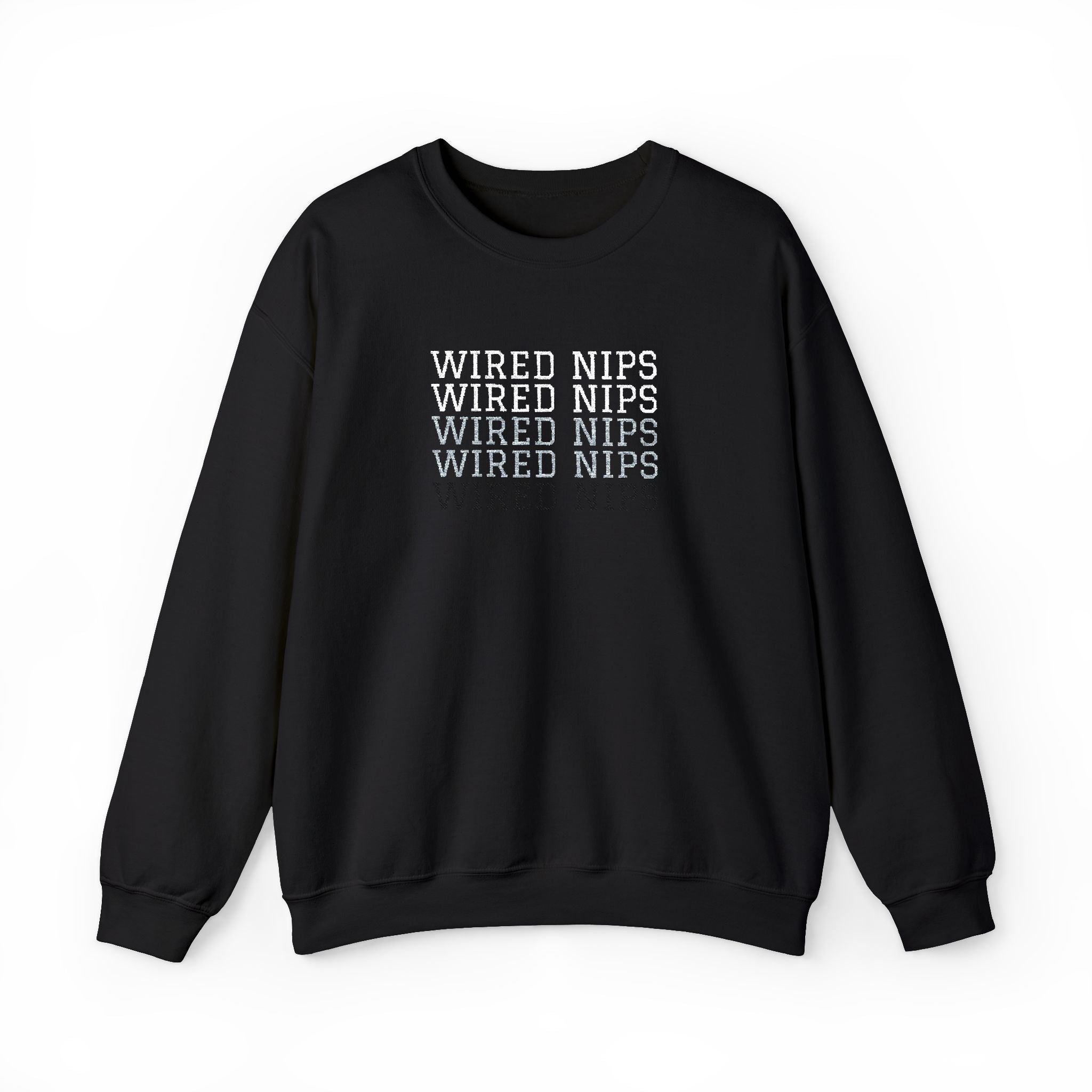 Wired Nips Sweatshirt Crewneck Sweatshirt – Queer Streetwear Cozy Essential