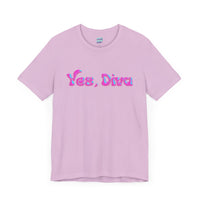 "Yes, Diva" Garment Unisex T-Shirt – Bold Queer Streetwear Graphic Tee