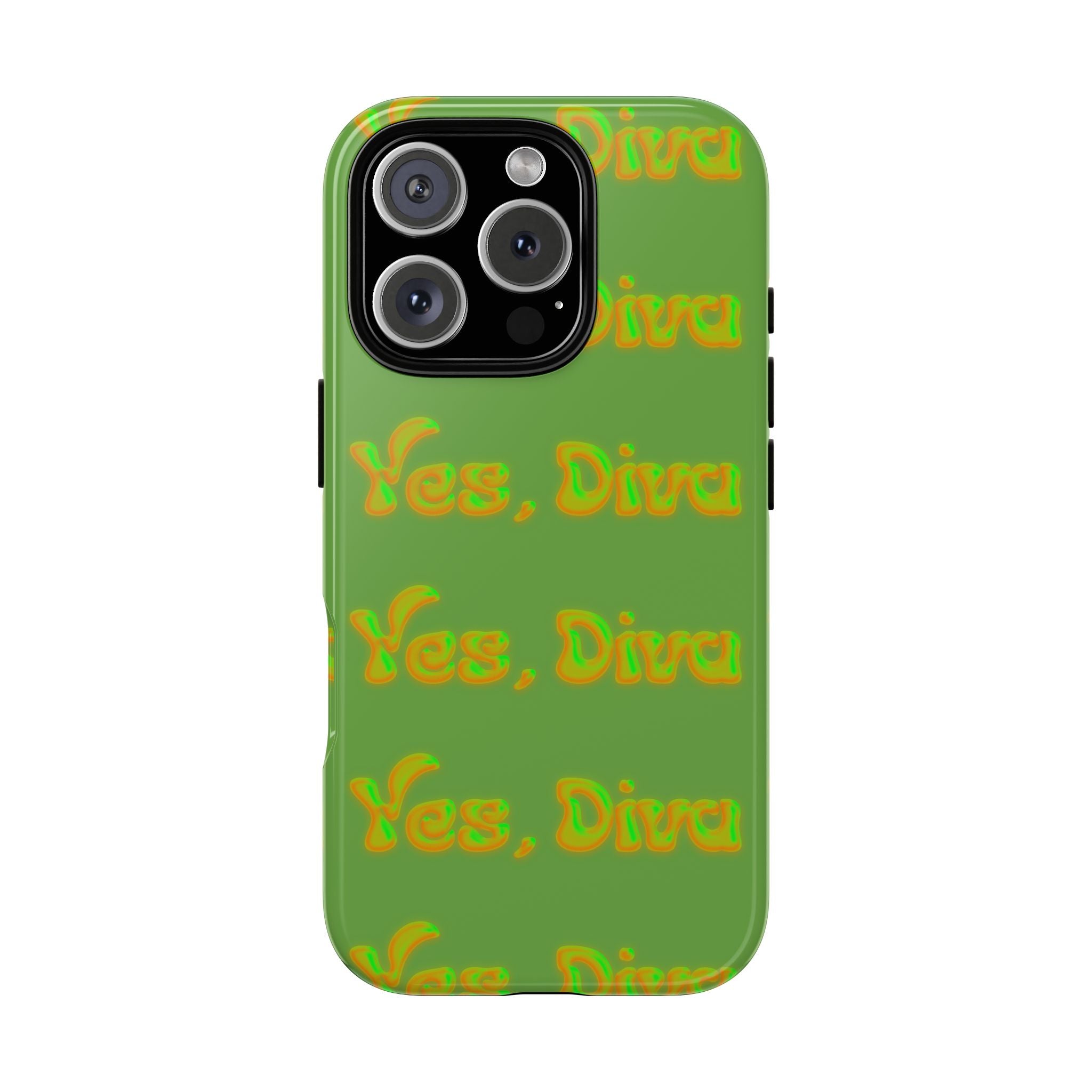 Bold 'Yes, Diva' Phone Case Phone Case – Bold Queer Streetwear Tech Accessory