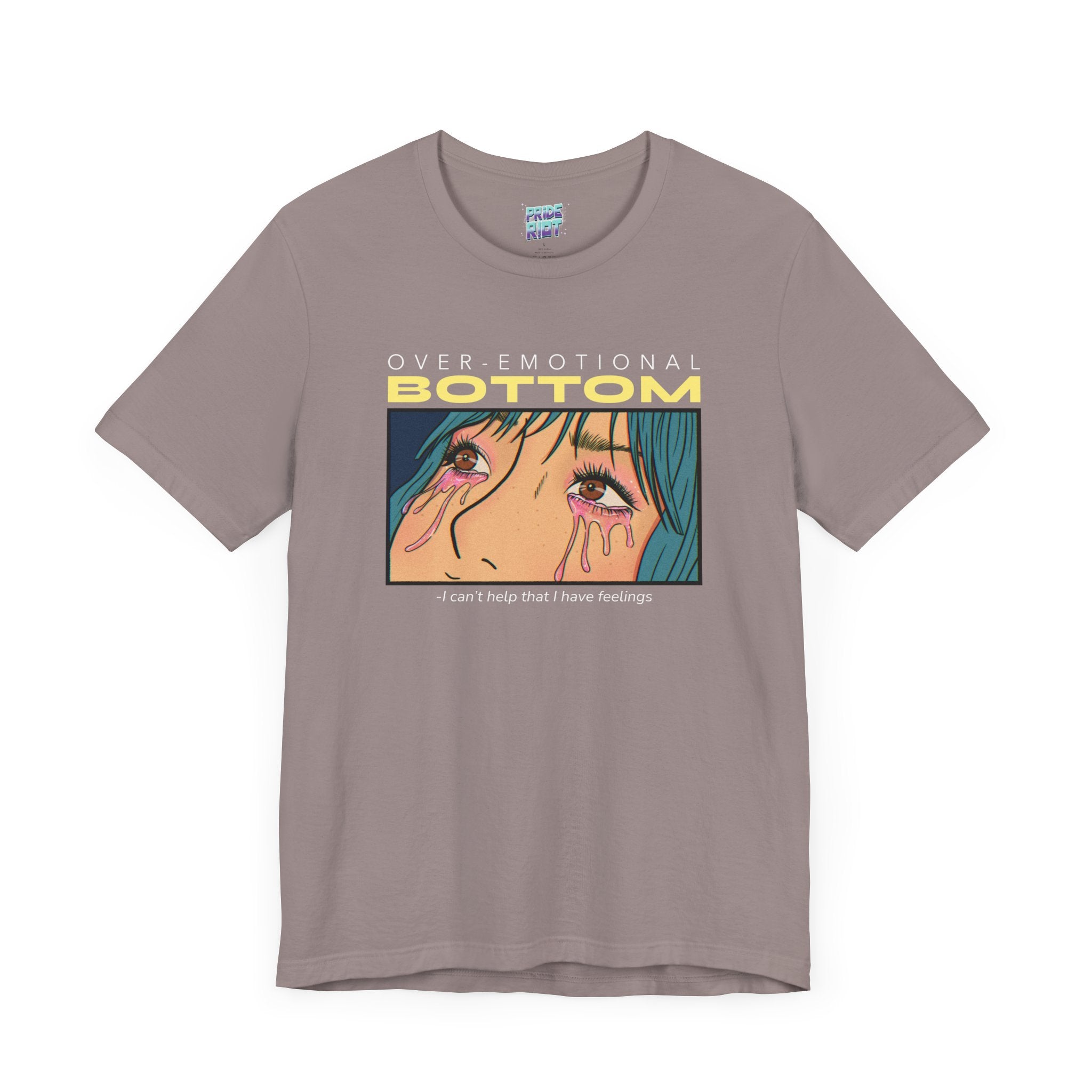 "Overemotional Bottom" Graphic T Unisex T-Shirt – Bold Queer Streetwear Graphic Tee
