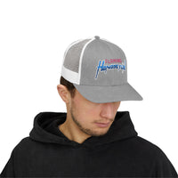 "Flaming Homosexual" Pride Embroidered Trucker Cap Snapback Trucker Cap – Embroidered Queer Streetwear Hat