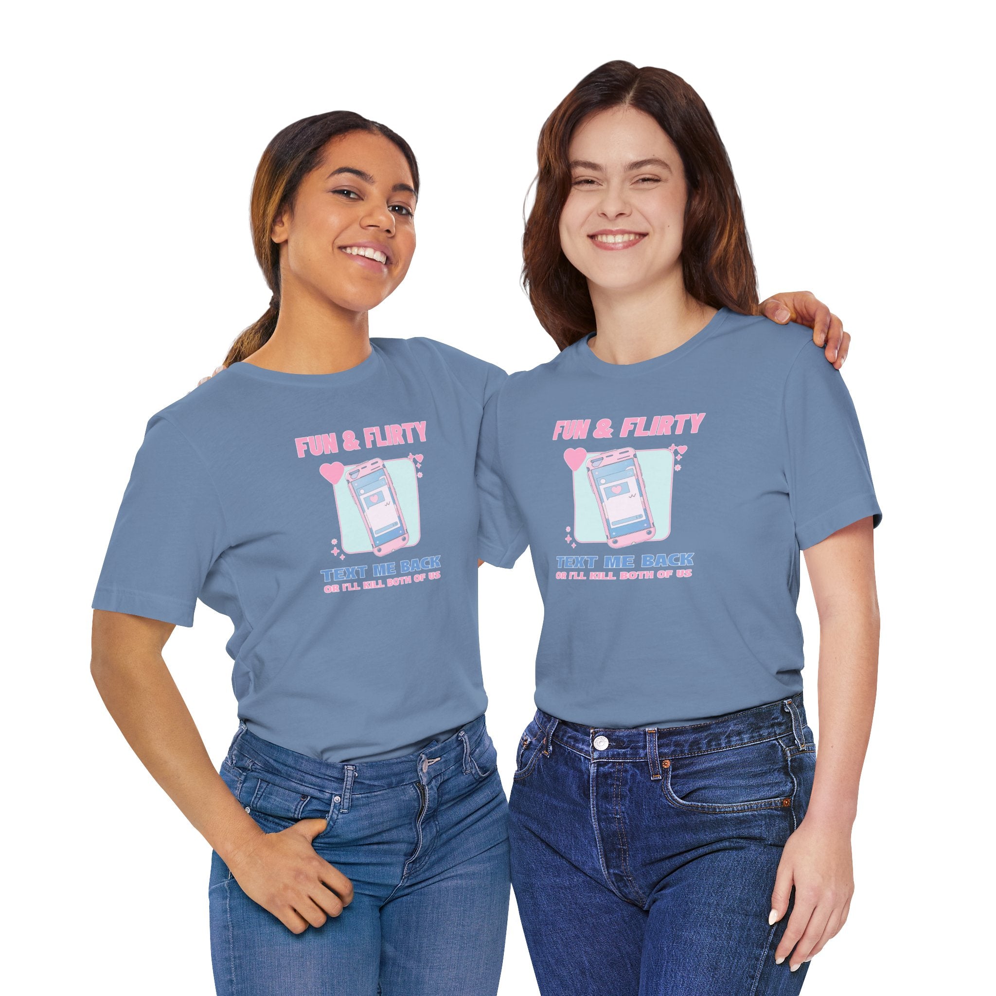 "Text me back" Humorous Relationship Texting Tee Unisex T-Shirt – Bold Queer Streetwear Graphic Tee