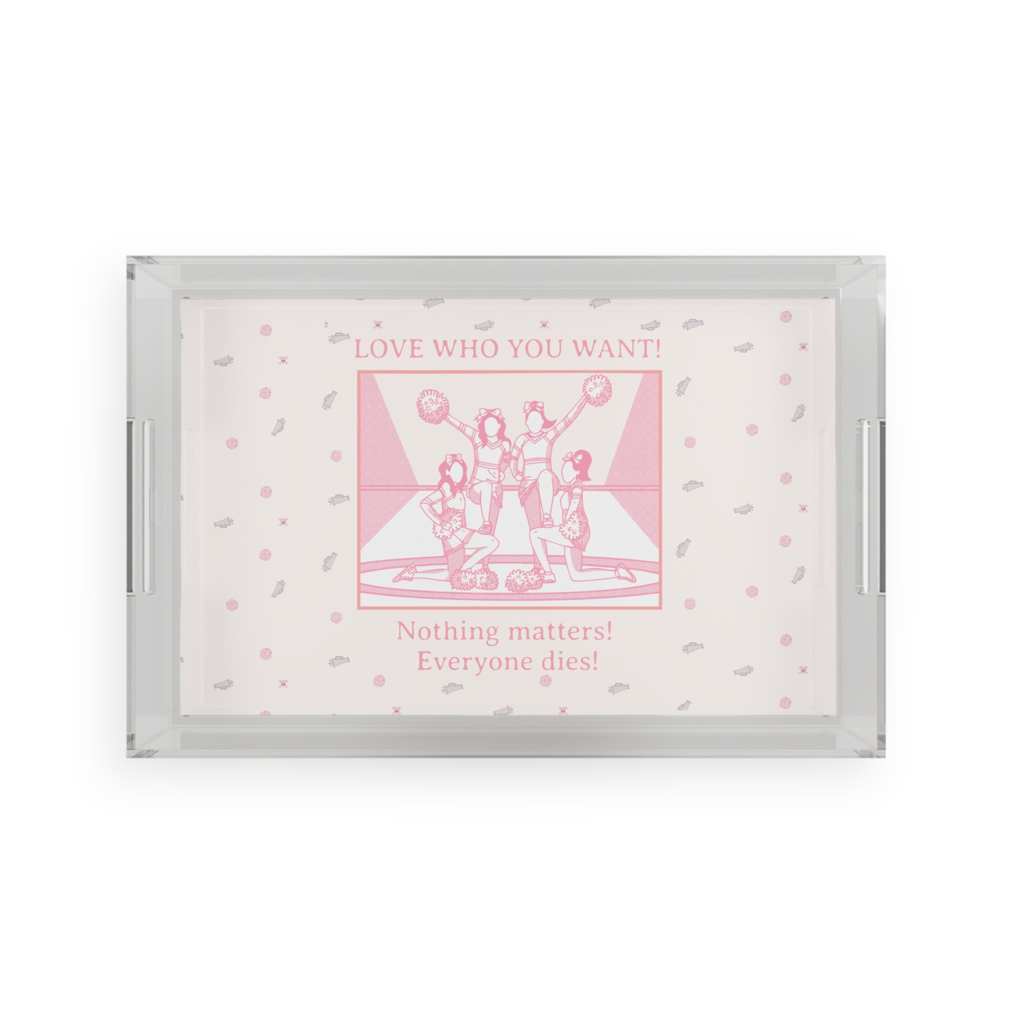 Acrylic Tray Acrylic Serving Tray – Queer Streetwear Home Décor