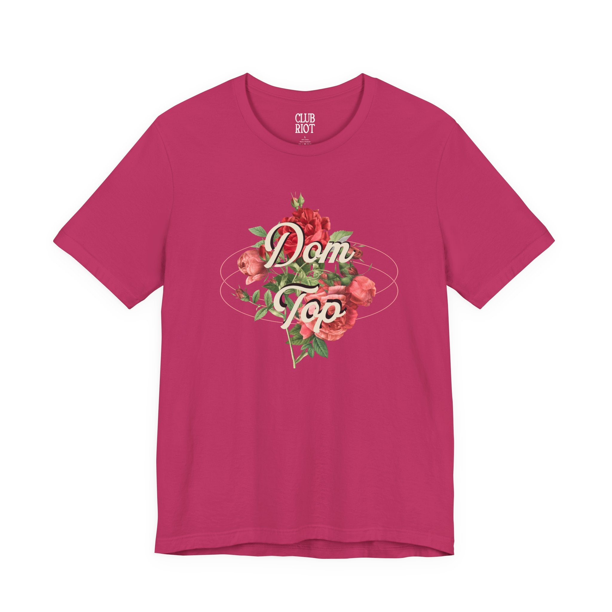 Floral Graphic V Unisex T-Shirt – Bold Queer Streetwear Graphic Tee