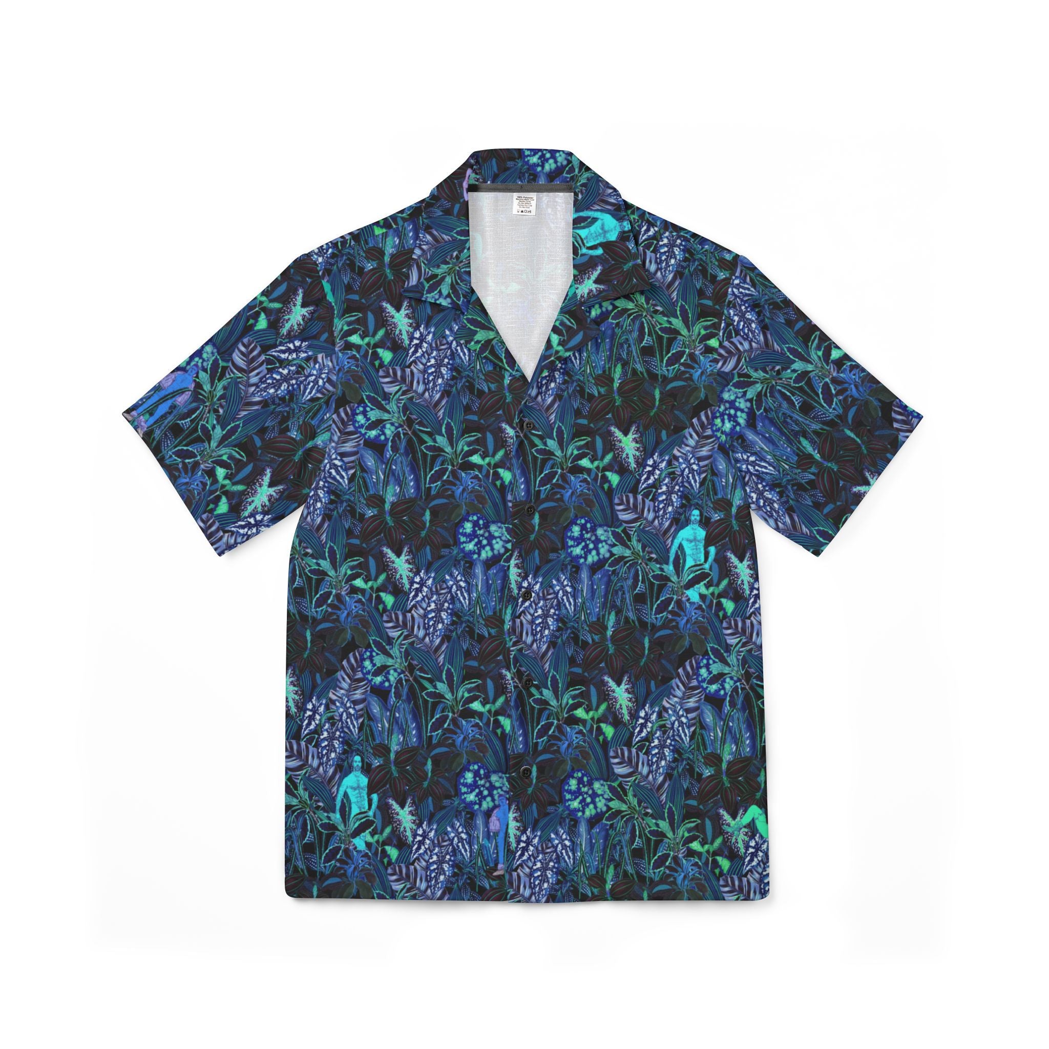 Tropical Men's Hawaiian Camp Shirt - Perfect for Summer Vibes and Beach Getaways – Club Riot Queer Streetwear