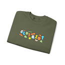 Copy of Sparkling Green Text Crewneck Sweatshirt | Casual Streetwear, Cozy Gift, Unisex Apparel, Everyday Fashion, Holiday Layering Crewneck Sweatshirt – Queer Streetwear Cozy Essential