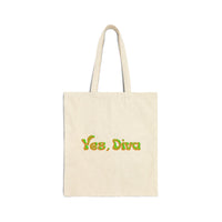 Cotton canvas tote bag with Club Riot design – eco-friendly queer streetwear