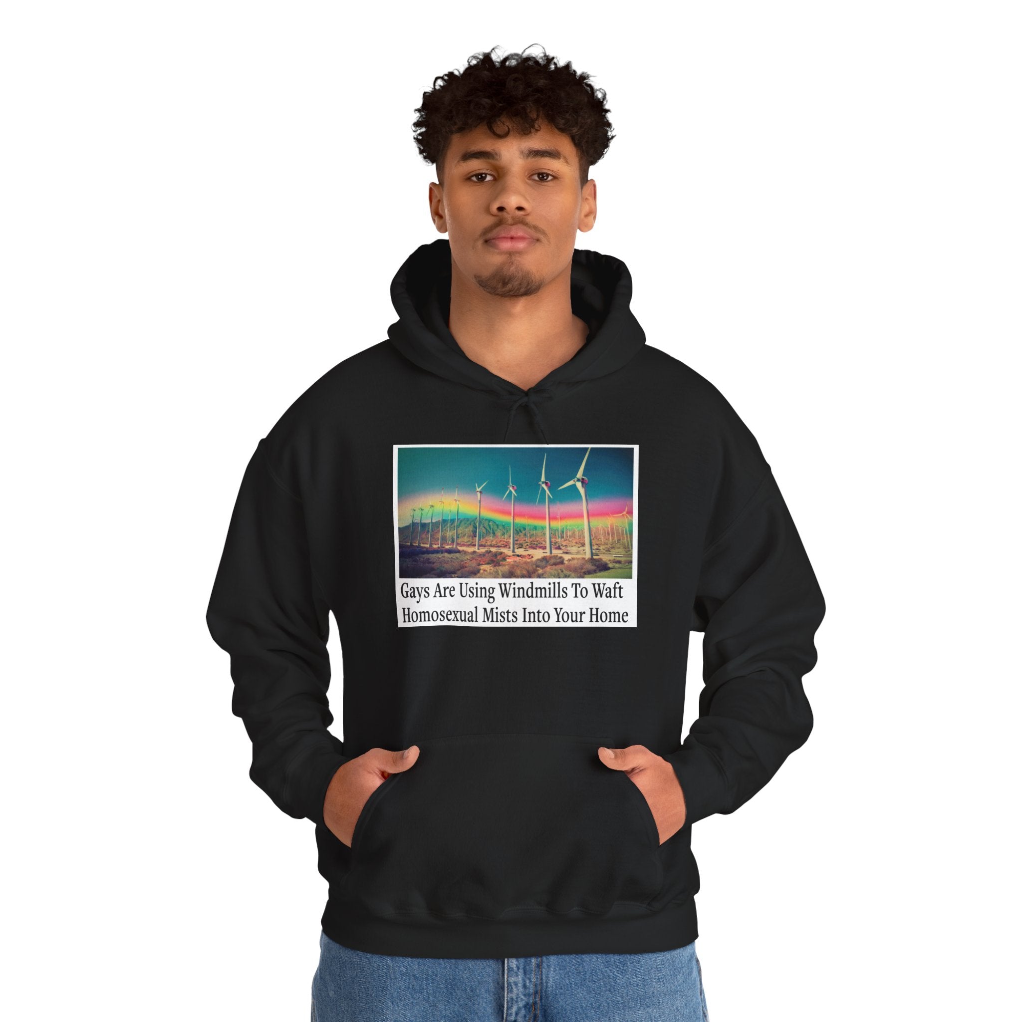 Unisex Heavy Blend™ Hooded Sweatshirt Crewneck Sweatshirt – Queer Streetwear Cozy Essential
