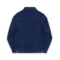 Stylish Unisex Embroidered Denim Jacket, Trendy Outerwear, Perfect for Spring, Casual Wear, Unique Gift Idea – Club Riot Queer Streetwear