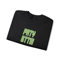 Sparkling Green Text Crewneck Sweatshirt | Casual Streetwear, Cozy Gift, Unisex Apparel, Everyday Fashion, Holiday Layering Crewneck Sweatshirt – Queer Streetwear Cozy Essential