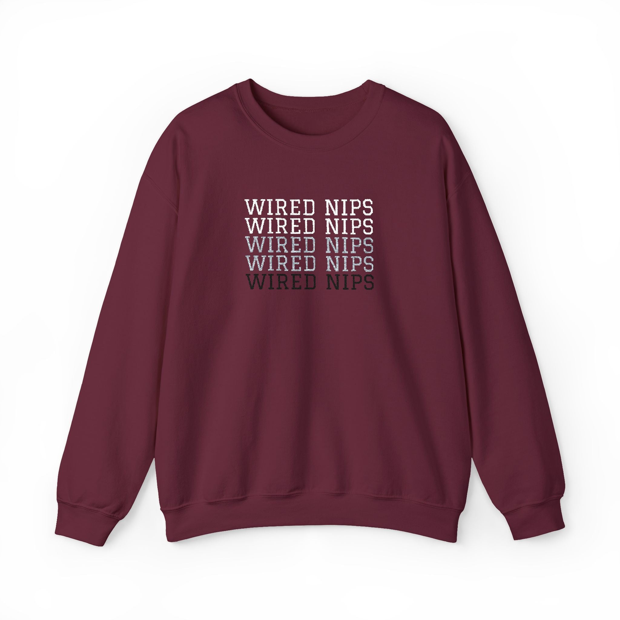 Wired Nips Sweatshirt Crewneck Sweatshirt – Queer Streetwear Cozy Essential