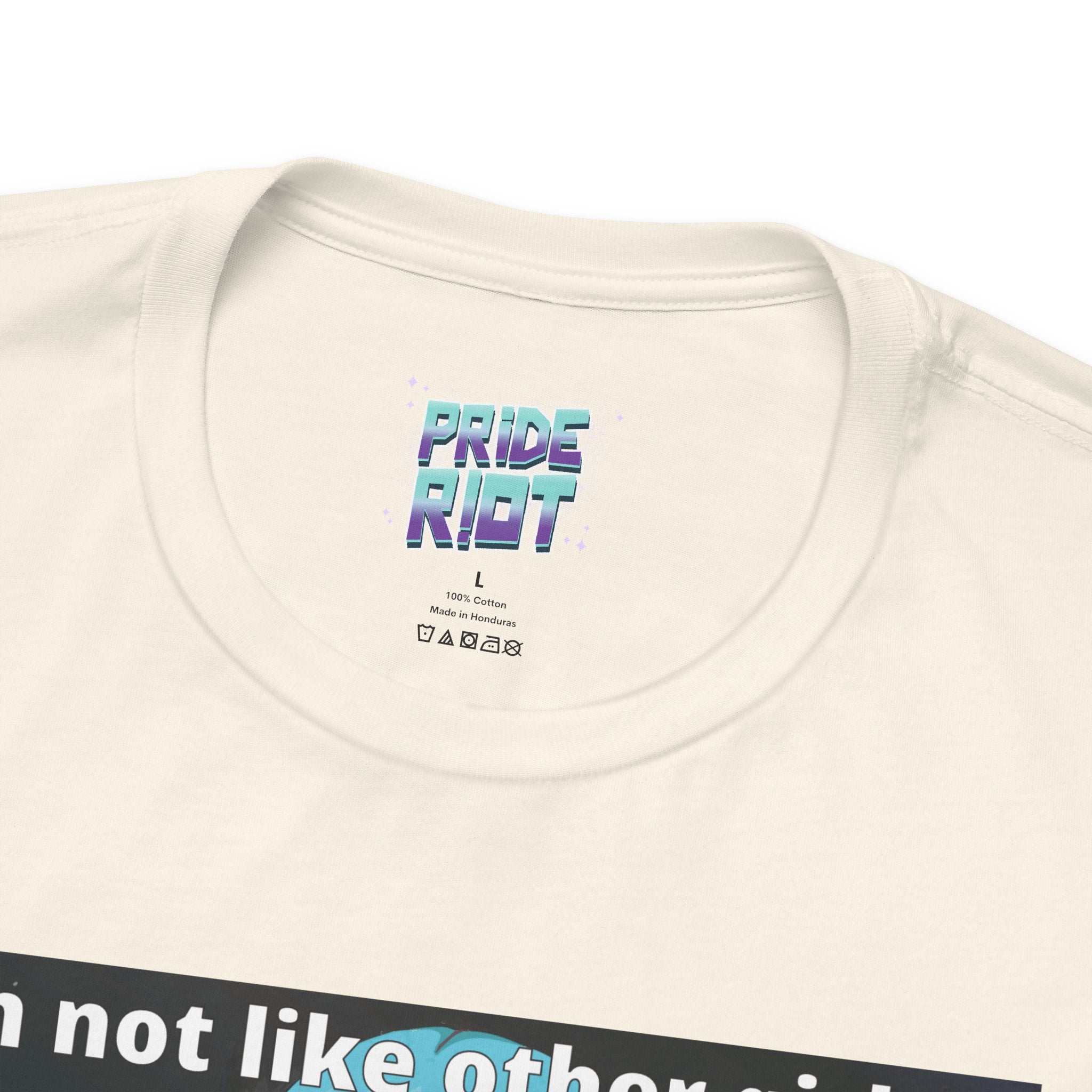 "I'm Not Like Other Girls" Unisex Short Sleeve Graphic T Unisex T-Shirt – Bold Queer Streetwear Graphic Tee