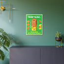 Metal Art Sign - Retro Korean Orange Juice Advertisement with Dark Humor – Club Riot Queer Streetwear