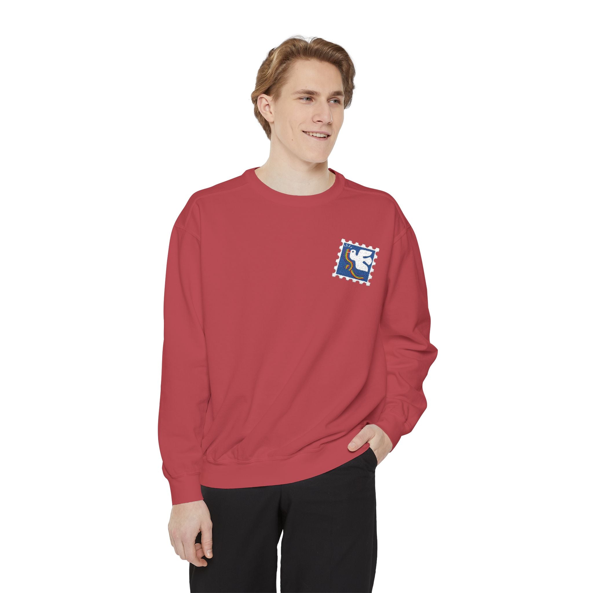 Unisex Garment Crewneck Sweatshirt – Queer Streetwear Cozy Essential