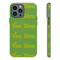 Bold 'Yes, Diva' Phone Case Phone Case – Bold Queer Streetwear Tech Accessory