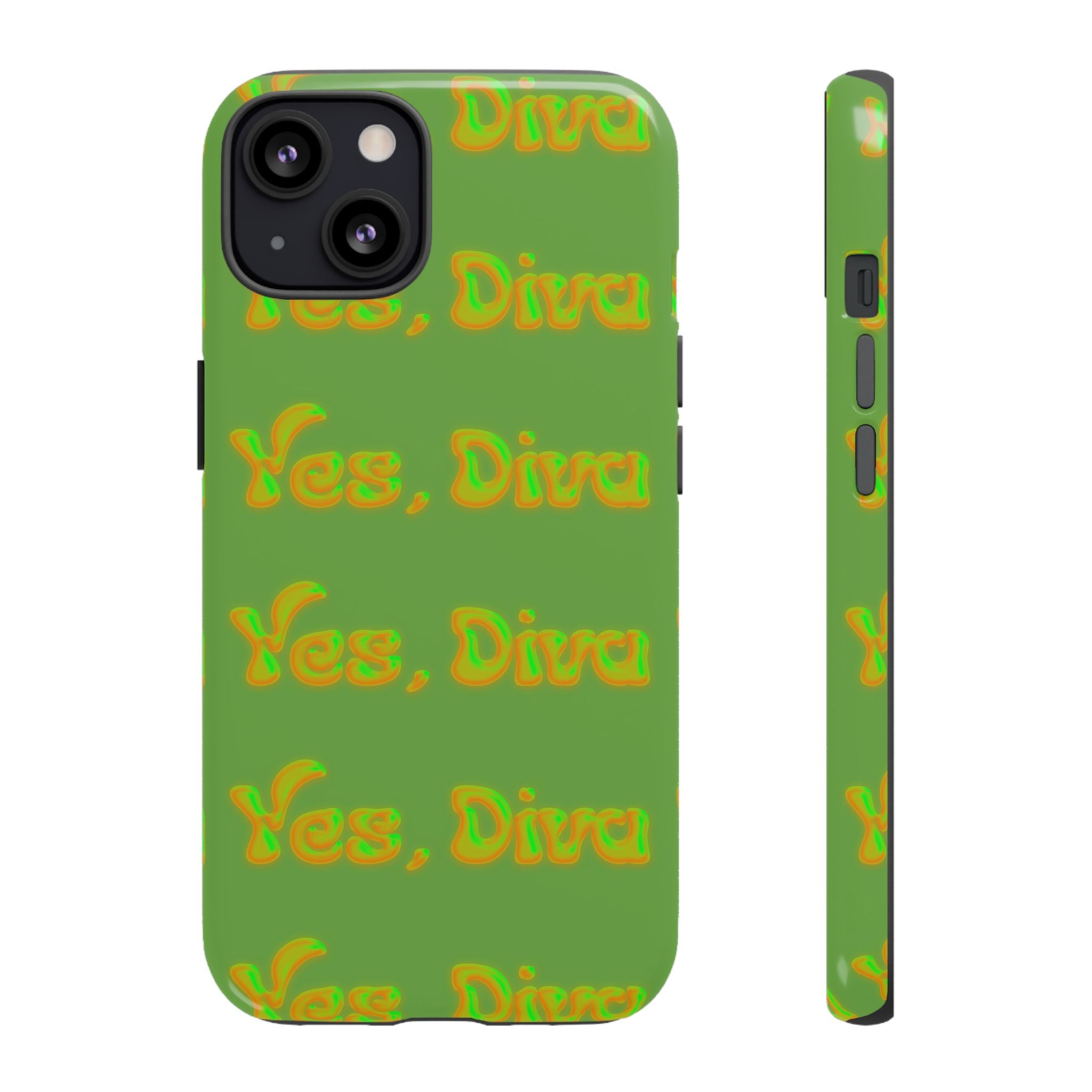 Bold 'Yes, Diva' Phone Case Phone Case – Bold Queer Streetwear Tech Accessory