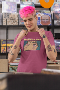 "Overemotional Bottom" Graphic T Unisex T-Shirt – Bold Queer Streetwear Graphic Tee
