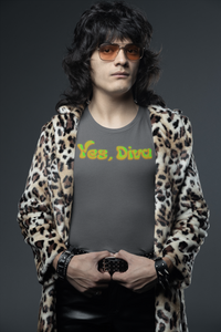 "Yes, Diva" Garment Unisex T-Shirt – Bold Queer Streetwear Graphic Tee