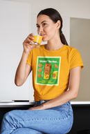 Retro Korean Orange Juice Tee Unisex T-Shirt – Bold Queer Streetwear Graphic Tee