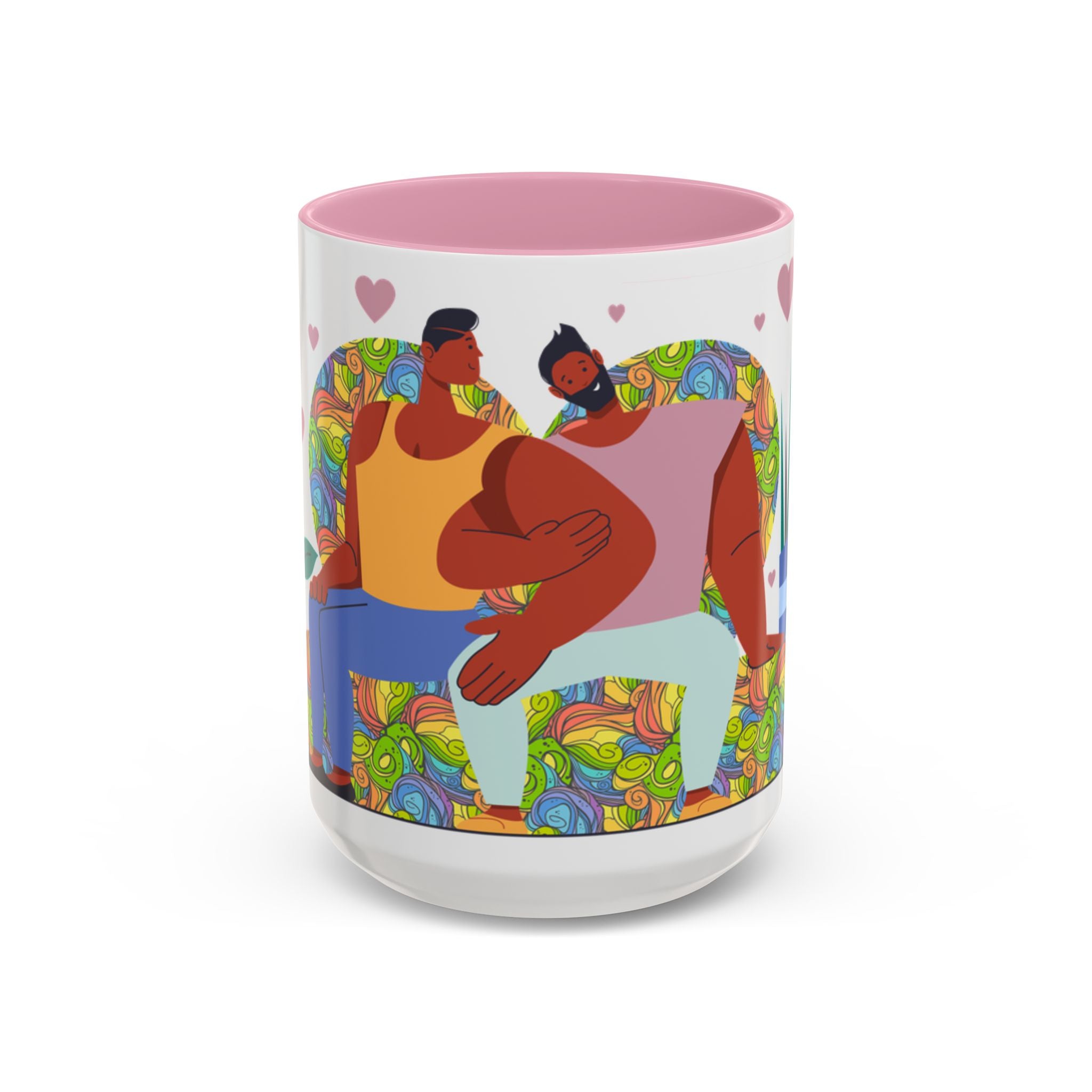 Vibrant Love Mug Glassware – Bold Queer Streetwear Drinkware