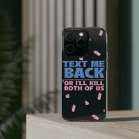 Dark Humor "Text Me Back" Phone Case – A Perfect Blend of Flirtation and Frustration Phone Case – Bold Queer Streetwear Tech Accessory