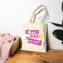 Retro Floral Tote Bag, Eco Cotton Canvas Tote Bag – Queer Streetwear Eco Tote