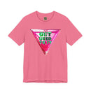 Get Used To It Graphic Tee – Trendy Unisex Shirt, Casualwear, Statement Top, Gift for Friends, Everyday Fashion Unisex T-Shirt – Bold Queer Streetwear Graphic Tee