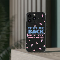 Dark Humor "Text Me Back" Phone Case – A Perfect Blend of Flirtation and Frustration Phone Case – Bold Queer Streetwear Tech Accessory