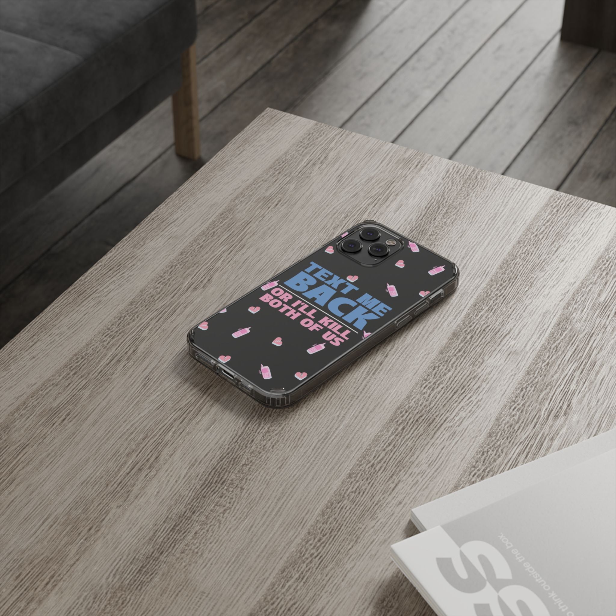 Dark Humor "Text Me Back" Phone Case – A Perfect Blend of Flirtation and Frustration Phone Case – Bold Queer Streetwear Tech Accessory