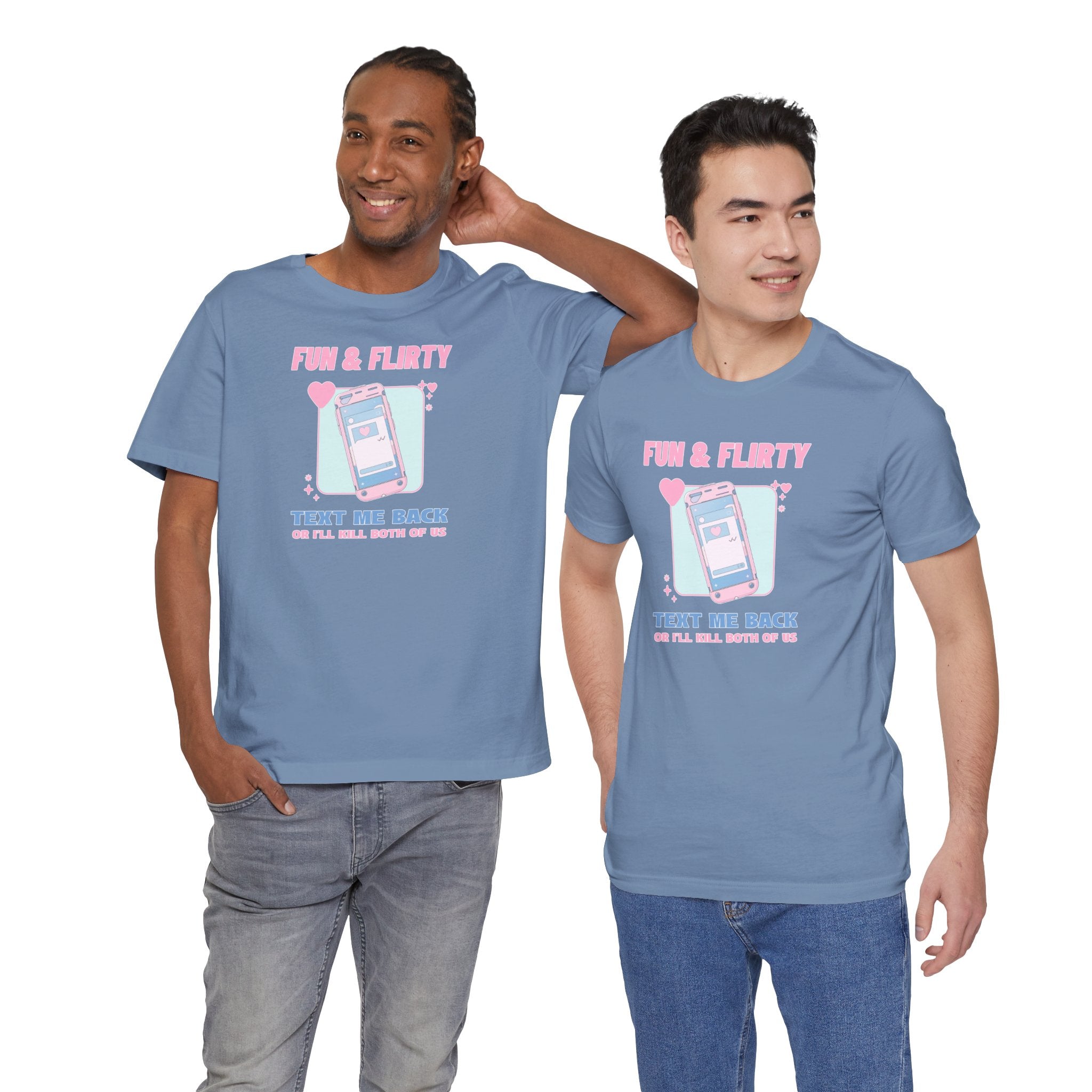 "Text me back" Humorous Relationship Texting Tee Unisex T-Shirt – Bold Queer Streetwear Graphic Tee