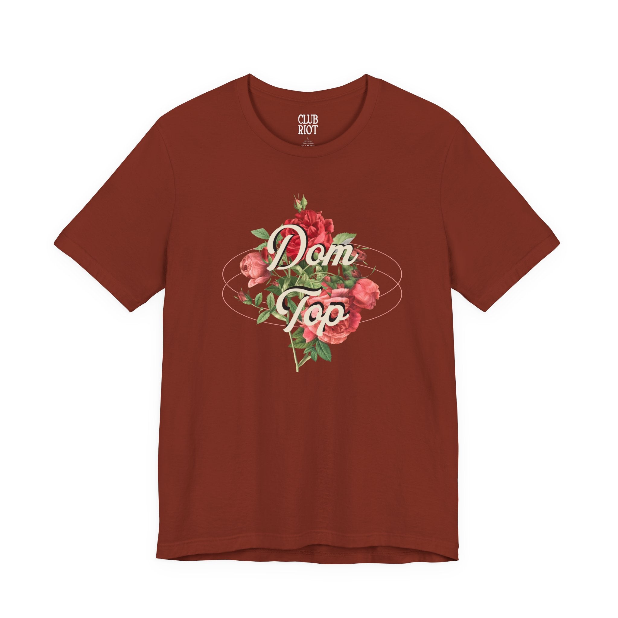 Floral Graphic V Unisex T-Shirt – Bold Queer Streetwear Graphic Tee