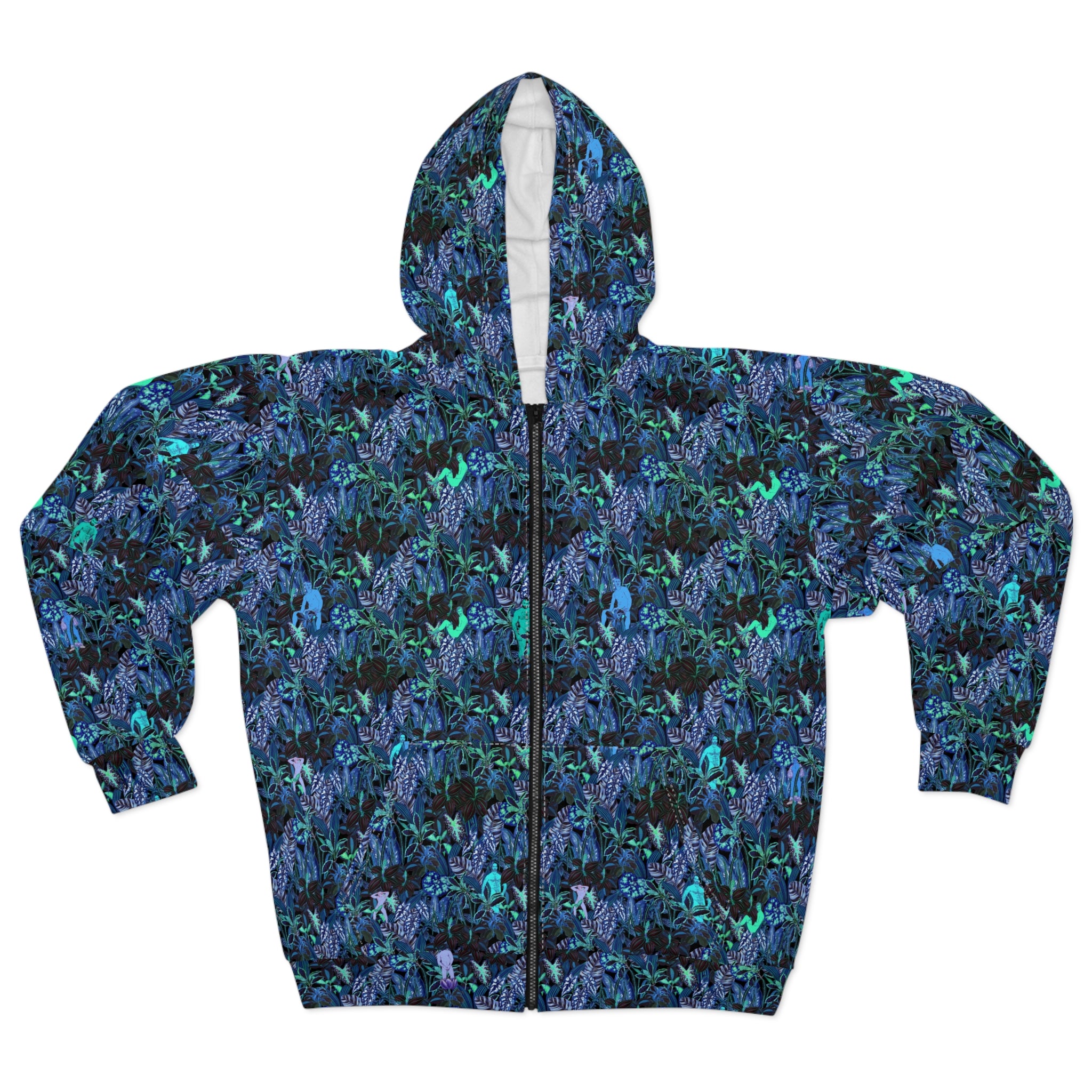 Unisex Zip Hoodie (AOP) Hoodie – Bold Queer Streetwear Essential