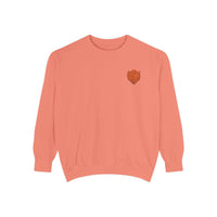 Golden Beard Embroidered Sweatshirt – Cozy Unisex Fall Layer Crewneck Sweatshirt – Queer Streetwear Cozy Essential
